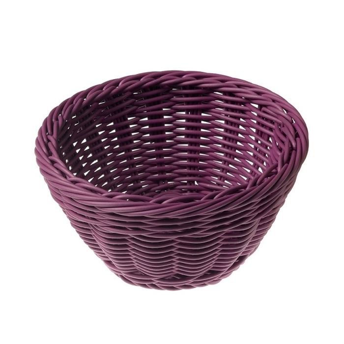 Košík bordó 18x9 cm polypropylén *dopredaj