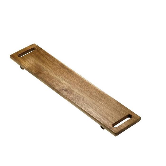 Servírovacia doska akácia 60x12,5x3 cm s úchytmi