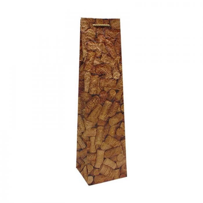 Taška na fľašu A2 korky skrútený tvar 208A 39x11,5x9    