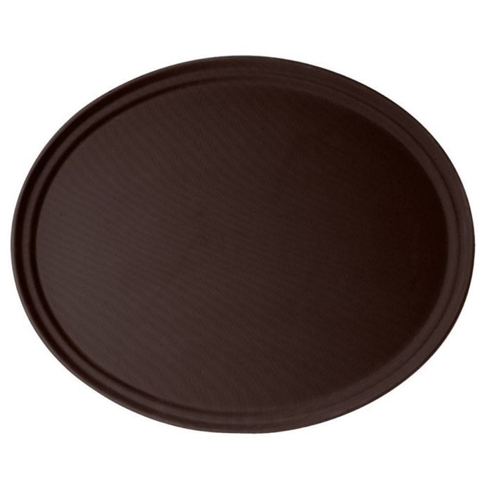 Podnos CAMTREAD CAMBRO hnedý ovál 56x68,5 cm