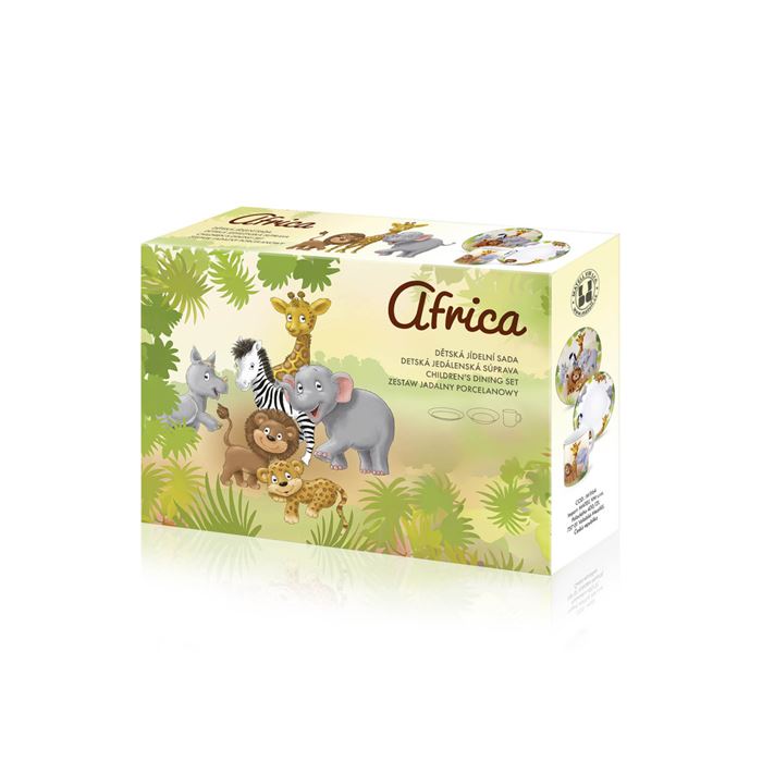 Detská súprava porcelánu AFRIKA