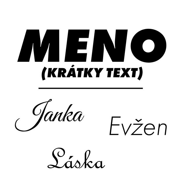 Pieskovanie krátkeho textu