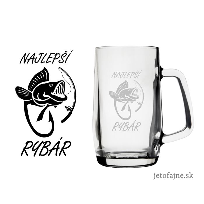 Krígel na pivo Najlepší rybár 0,5 l