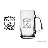 Krígeľ na pivo Fanúšik futbalu 0,5 l