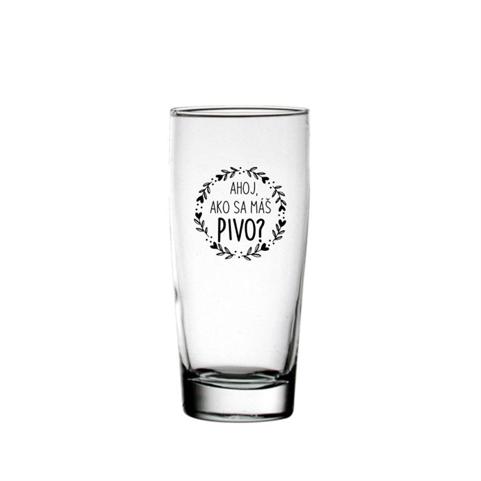 Pohár na pivo Ako sa máš pivo 0,5 l