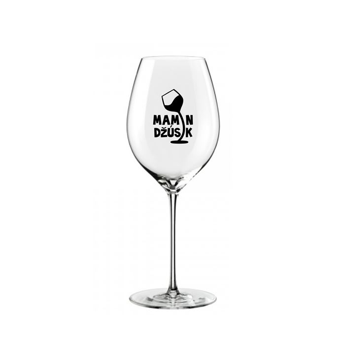 Pohár na víno "Mamin džúsik" 470 ml