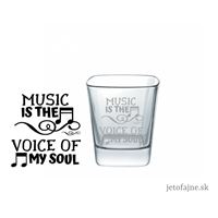Pohár whisky Music voice 350 ml