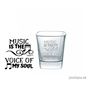 Pohár whisky Music voice 350 ml