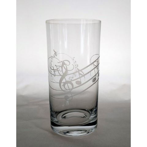 Pohár s monogramom Noty 350 ml