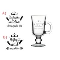 Pohár na kávu Najlepšia učiteľka / učiteľ 225 ml