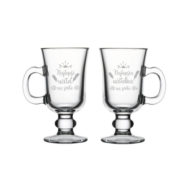 Pohár na kávu Najlepšia učiteľka / učiteľ 225 ml