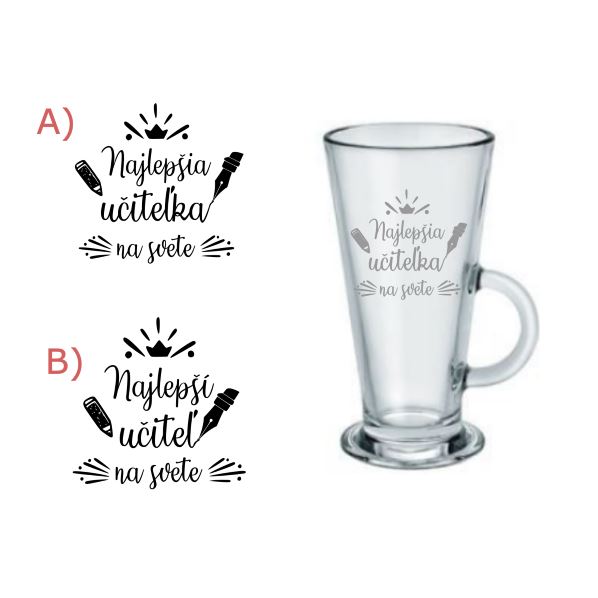 Šálka na kávu Najlepšia učiteľka / učiteľ 280 ml