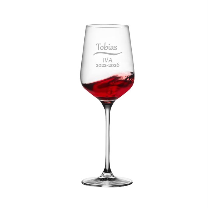 Pohár na víno Stužková- Charisma 450 ml (mix dekorov)