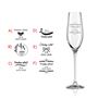 Pohár na sekt Stužková- Celebration 210 ml (mix dekorov)