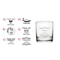 Pohár na whisky Stužková- Platon 400 ml (mix dekorov)