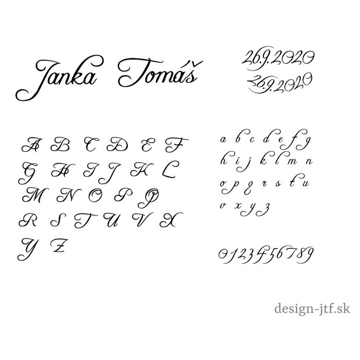 FONT č. 5 (3 až 4 slová) - pieskovanie