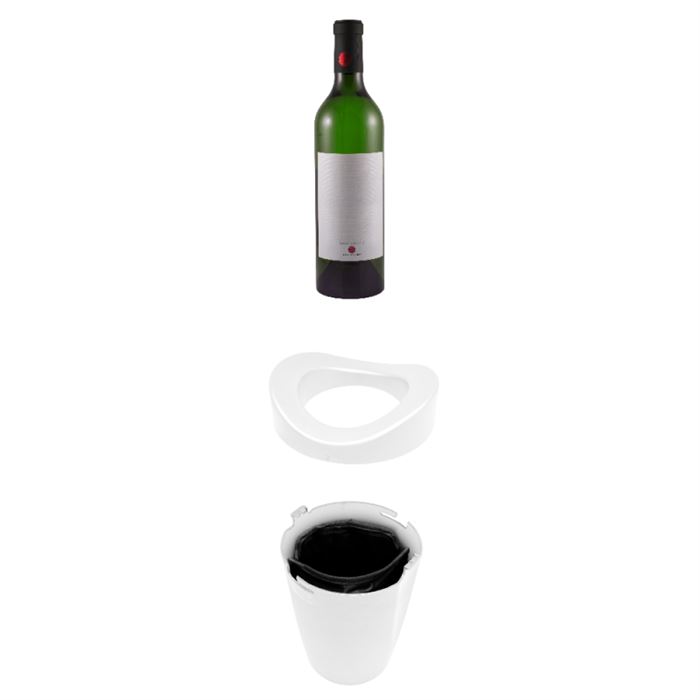Chladič na víno a sekt biely Deluxe