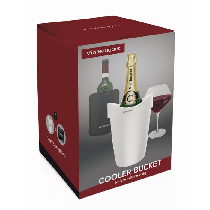 Chladič na víno a sekt biely Deluxe