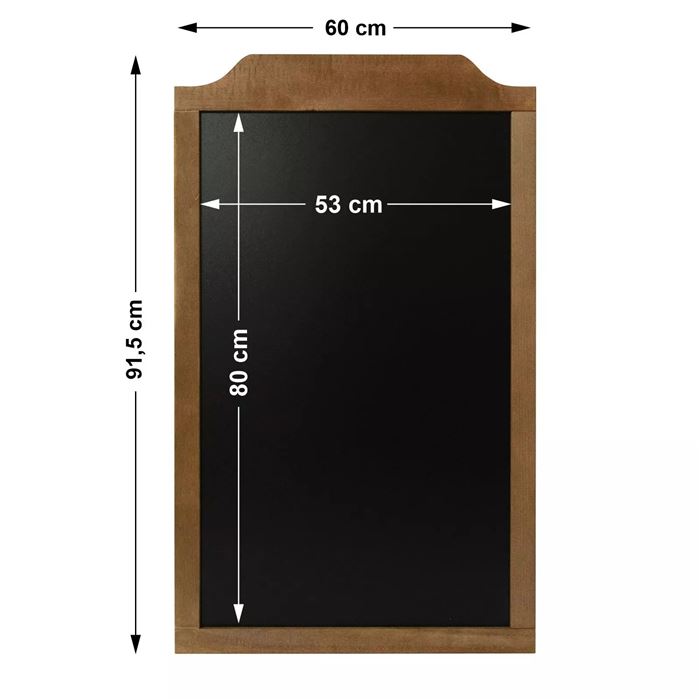 Tabuľa na zavesenie zvislá,vert. TWB3A 60x91,5 - 3,5cm