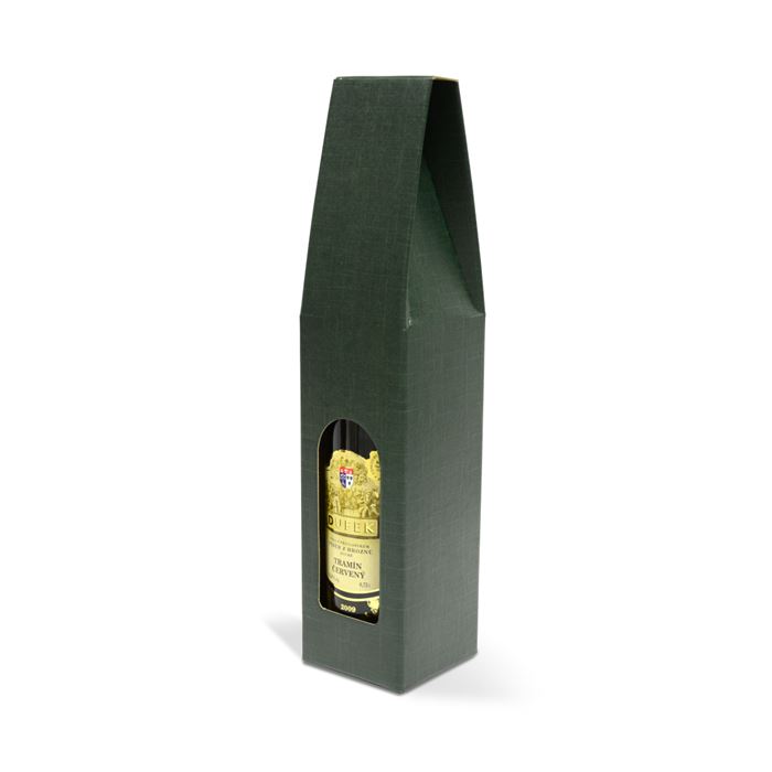Kartónový box Verde na 1 fľašu SD007