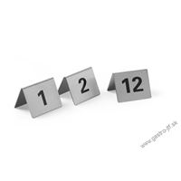 Čísla na označenie stolov1-12 sada 