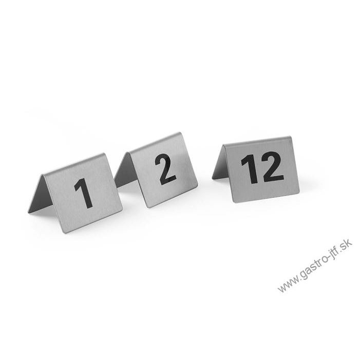 Čísla na označenie stolov1-12 sada 