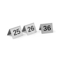 Čísla na označenie stolov25-36 sada 