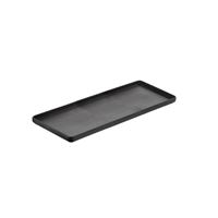 Čierny melamínový podnos GN 2/4 – 53 × 16,2 cm