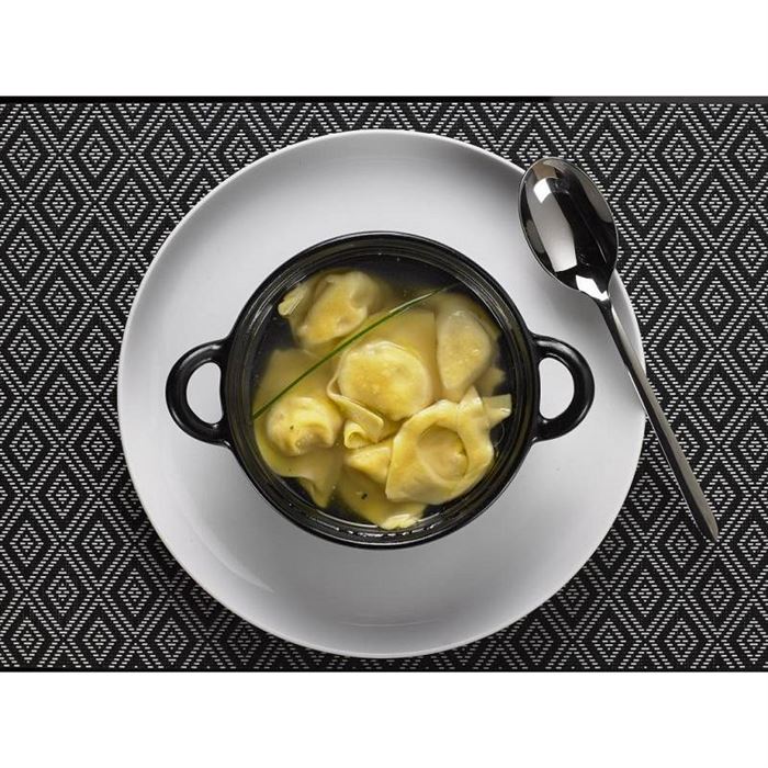 Mini hrniec servírovací melamín čierny 15x5,7 cm
