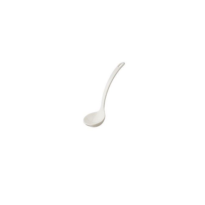 Biela melamínová naberačka 26,5 cm – objem 50 ml