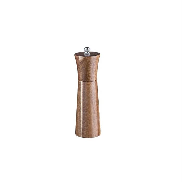 Mlynček na korenie/soľ drevo 15 cm
