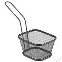 Košík servírovací čierny matný 105x90x60 mm 