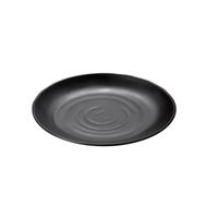 Čierny melamínový servírovací tanier Ø 28 cm