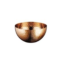 Miska z tepanej ocele pr. 15 cm x 8 cm MEDENÁ *DOPREDAJ