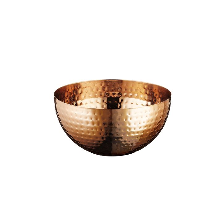 Miska z tepanej ocele pr. 15 cm x 8 cm MEDENÁ *DOPREDAJ