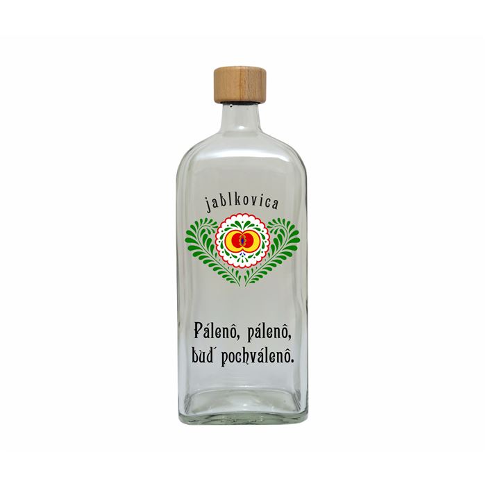 Fľaša 0,70 l JABLKOVICA v. Pálenô