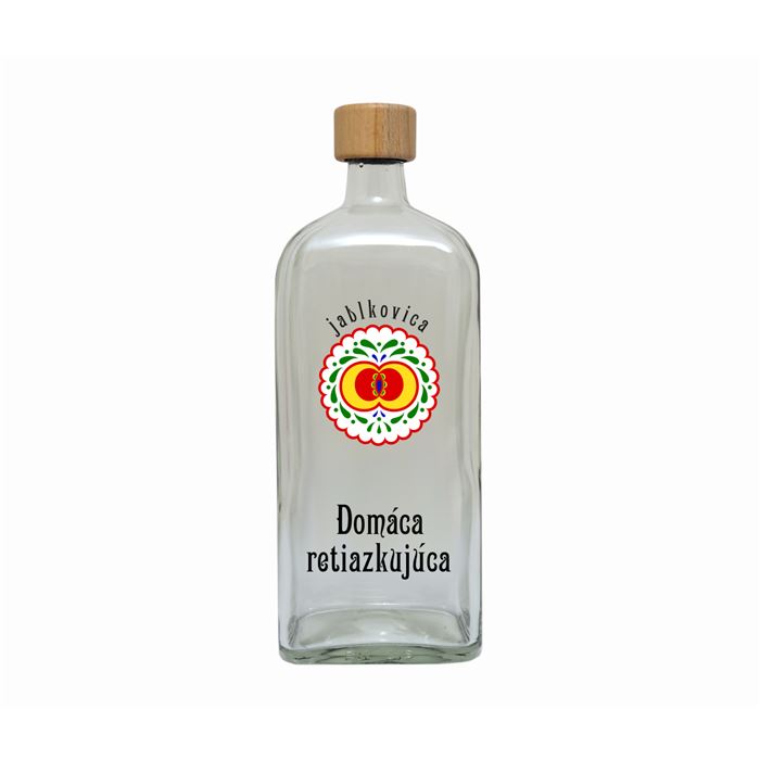 Fľaša 0,70 l JABLKOVICA s. Domáca