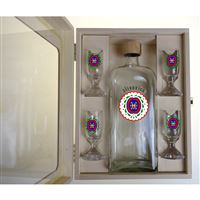 Darčeková kazeta Širokáň - SLIVOVICA (0,7 l + 4x 0,02 l)