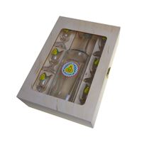 Darčeková kazeta Elegán - HRUŠKOVICA (0,7 l + 6x 0,02 l)
