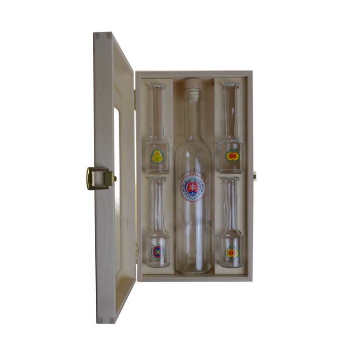 Darčeková kazeta Dlháň - MIX (0,5 l + 4x 0,05 l)