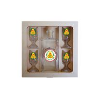 Darčeková kazeta Ploskačka - HRUŠKOVICA (0,2 l + 4x 0,02 l)