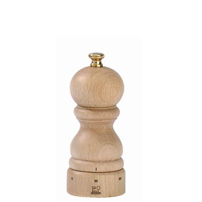 Mlynček PARIS Zirlion na soľ, prírodný, 12 cm – Peugeot