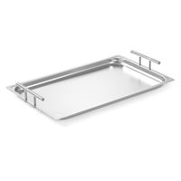 Tác na raut stohovateľný nerez 530x325x70 mm s držiakmi 