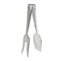 Kliešte servírovacie 21 cm s vidlicou