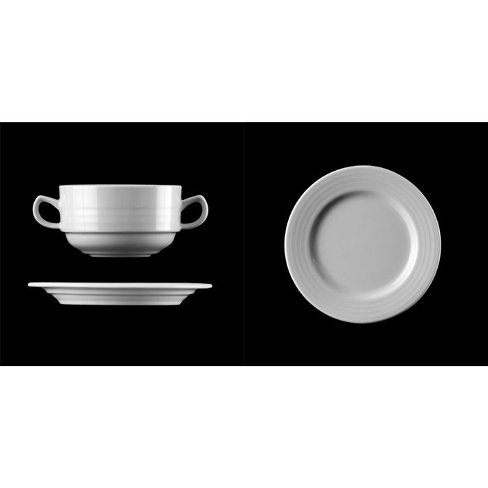 Miska na polievku 340 ml AQUA s uškami