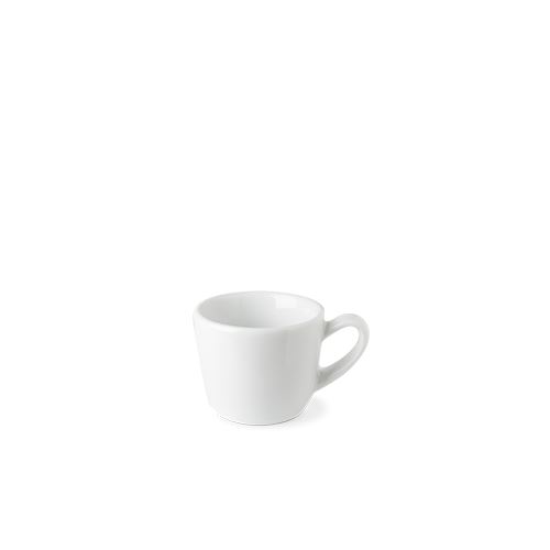 Šálka na espresso s uškom 80 ml OPTIMO white glazed