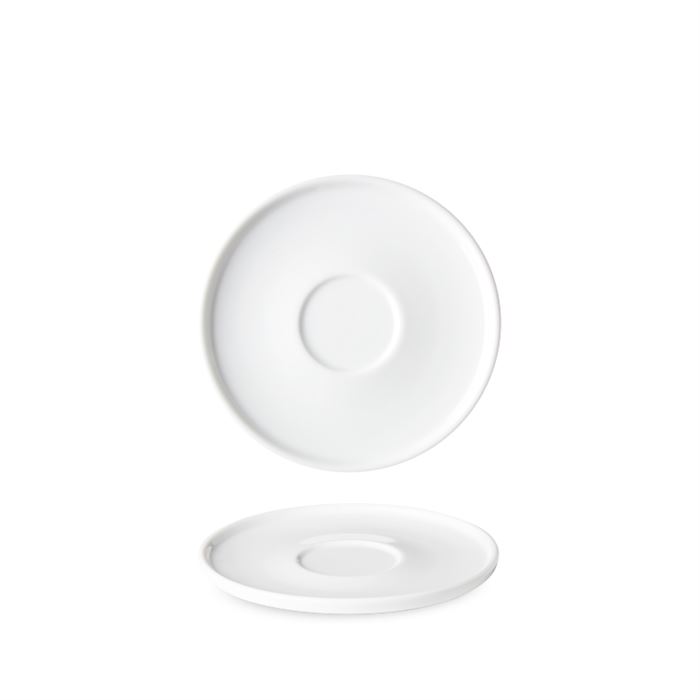 Podšálka 14 cm OPTIMO white glazed
