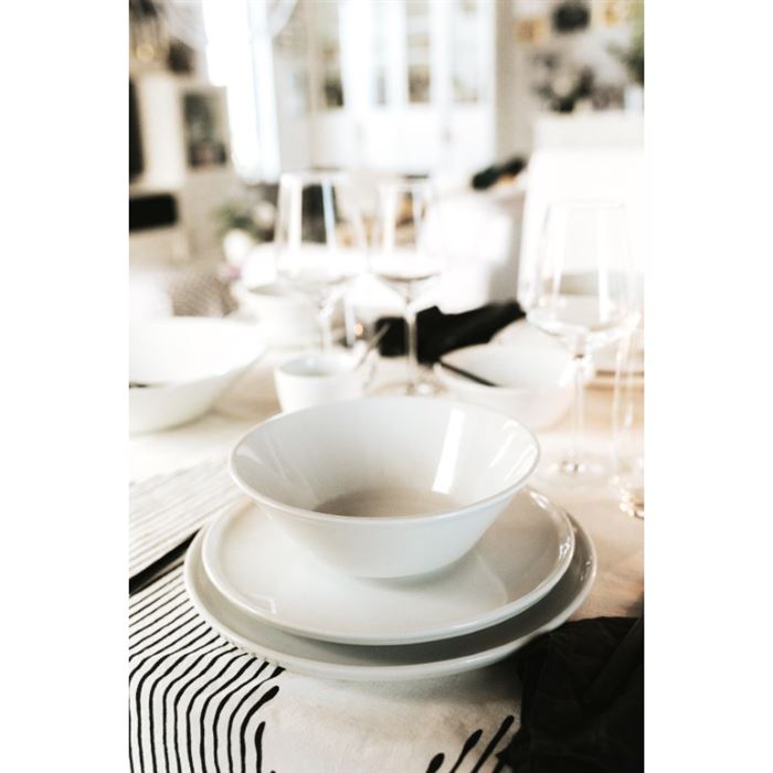 Miska nízka 13 cm OPTIMO white glazed