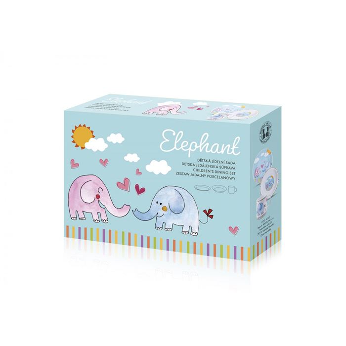 Detská súprava porcelánu SLON, 3-dielna