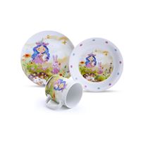 Detská súprava porcelánu PRINCEZNÁ, 3-dielna